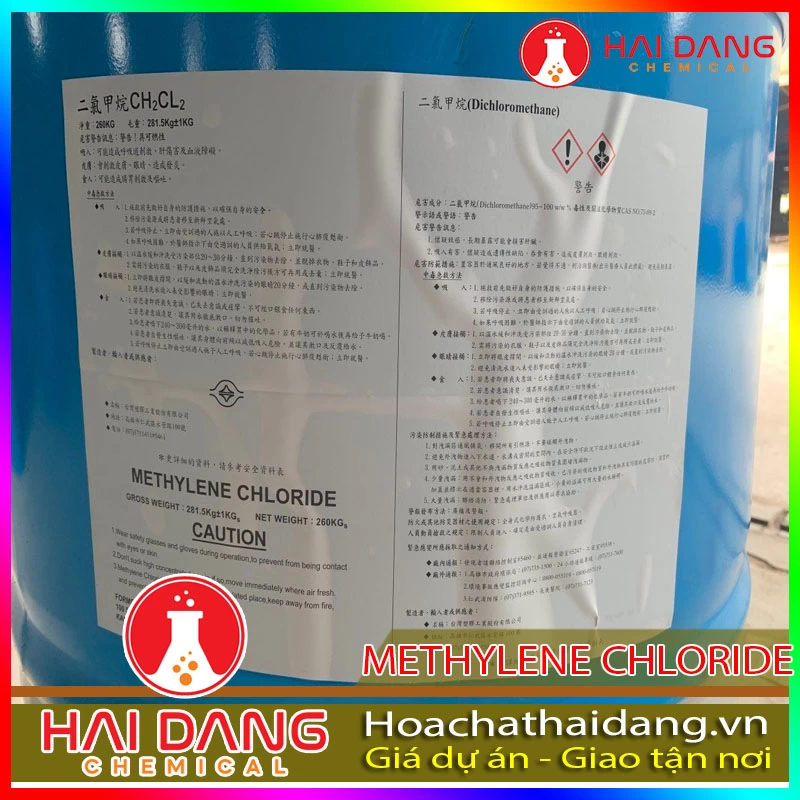 Dung Môi Methylene Chloride (Mc) Đài Loan