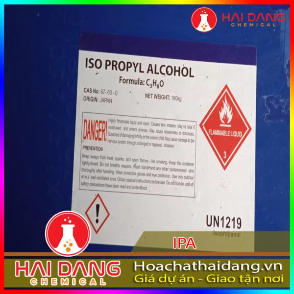 Dung Môi Sản Xuất Sơn Iso Propyl Alcohol IPA