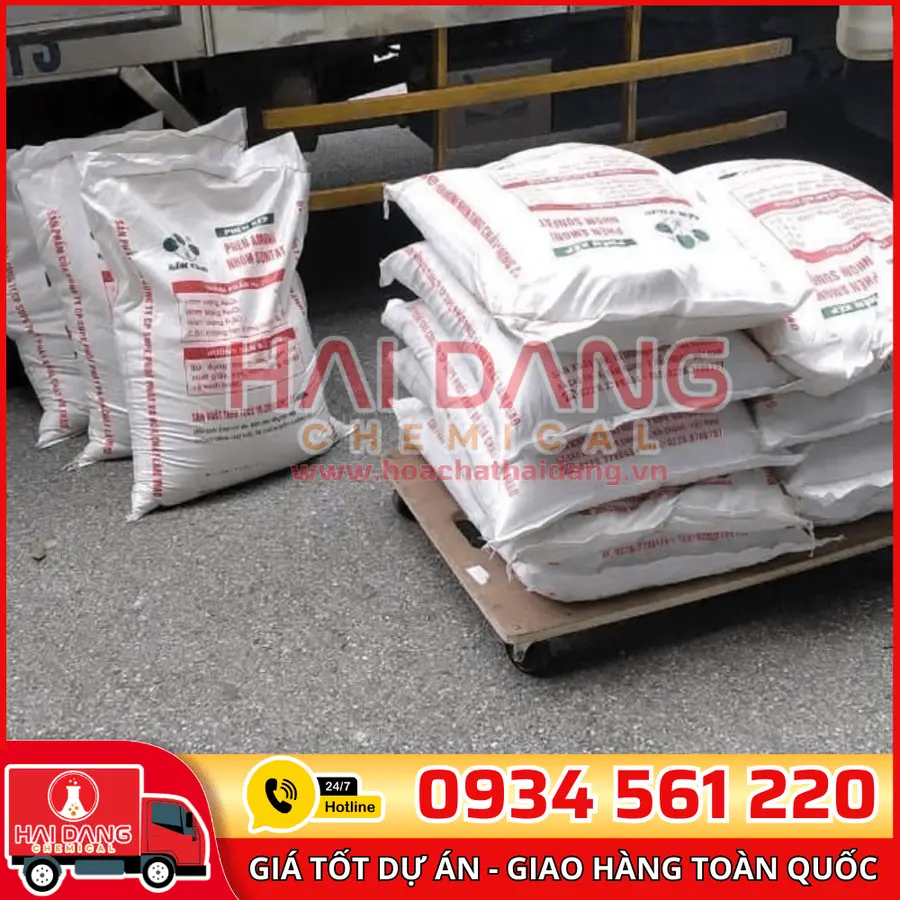 Phèn Kép Nhôm Sunfat NH4Al(SO4)2 Việt Nam