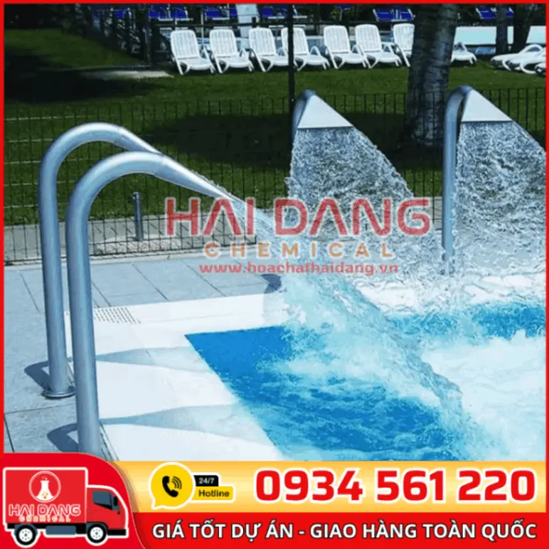 Cây Phun Nước Hồ Bơi 4 Đầu Phun Trang Trí Thẩm Mỹ