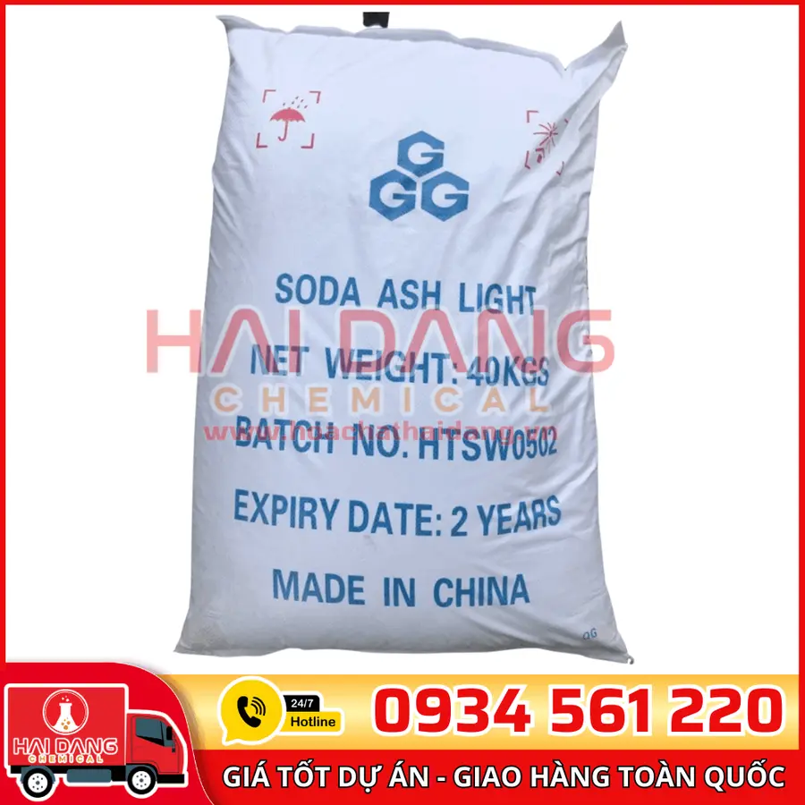Soda Ash Light 3G 99% Na2CO3 Trung Quốc Sodium Carbonate