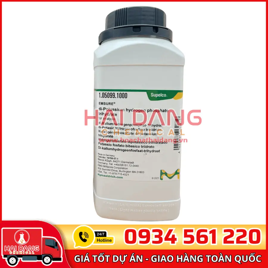 Di-Potassium hydrogen phosphate lọ 1kg - Merck