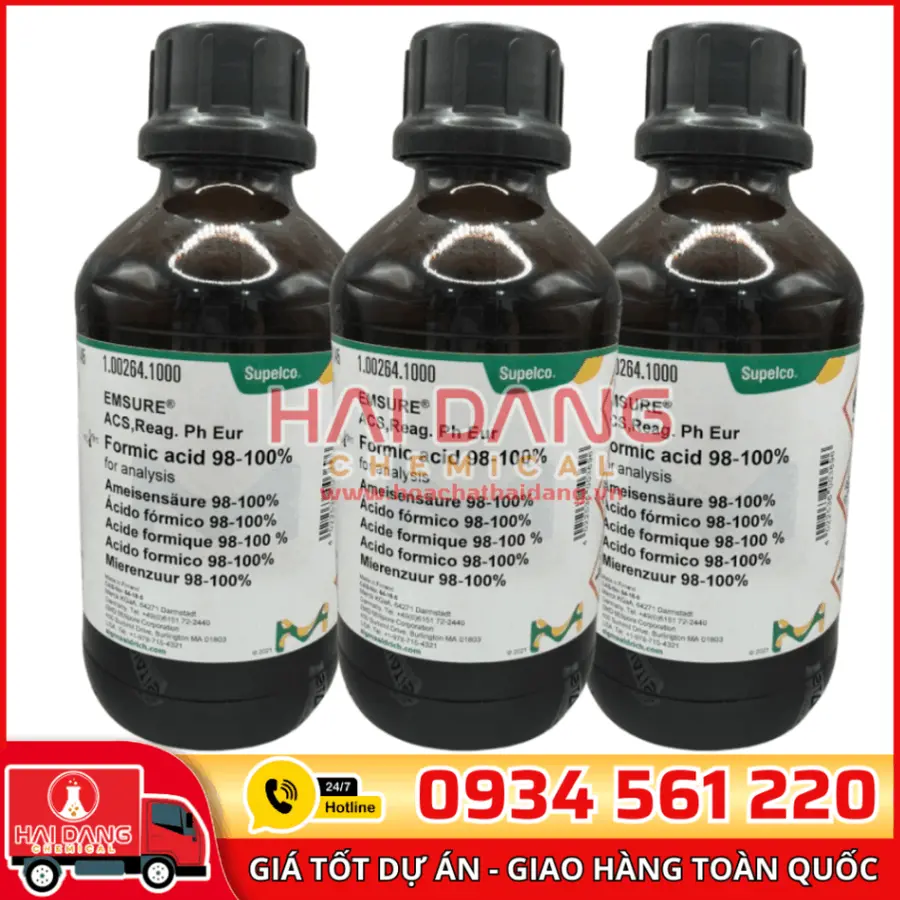 Formic Acid 98–100%, lọ 1L – Merck