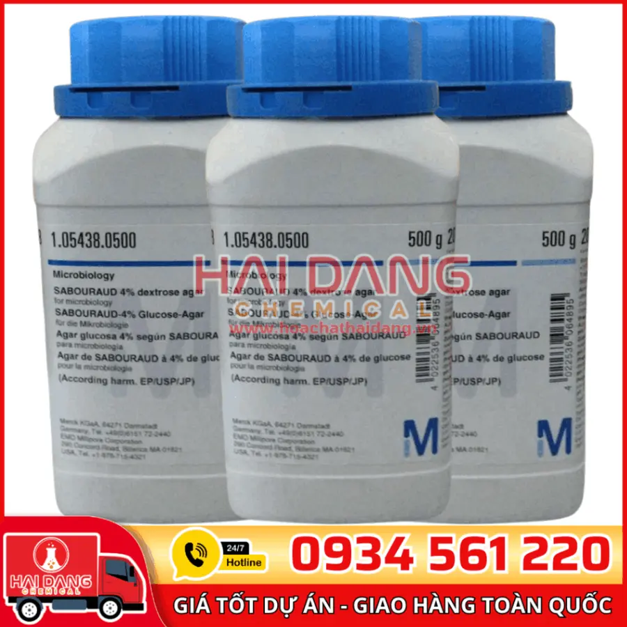 SABOURAUD 4% Dextrose Agar lọ 500g - Merck
