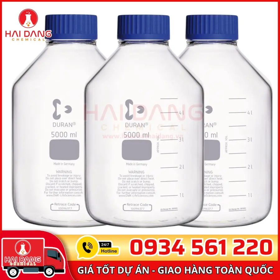 Chai Trung Tính Trắng 5 Lít – Biohall – Đức
