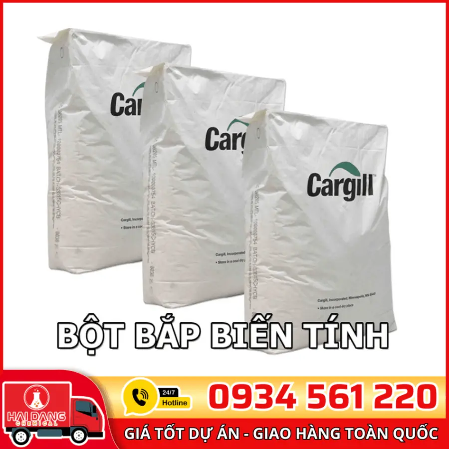Tinh Bột Bắp Biến Tính Trung Quốc Bao 25kg