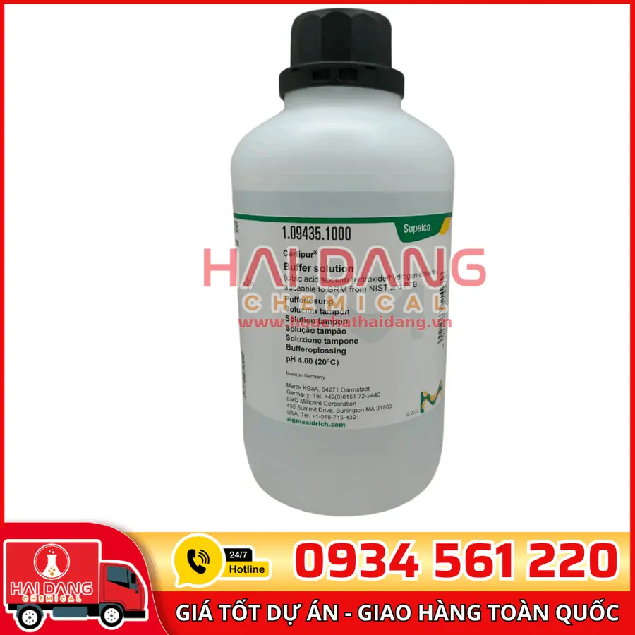 Dung dịch chuẩn pH 4 lọ 1L - Merck