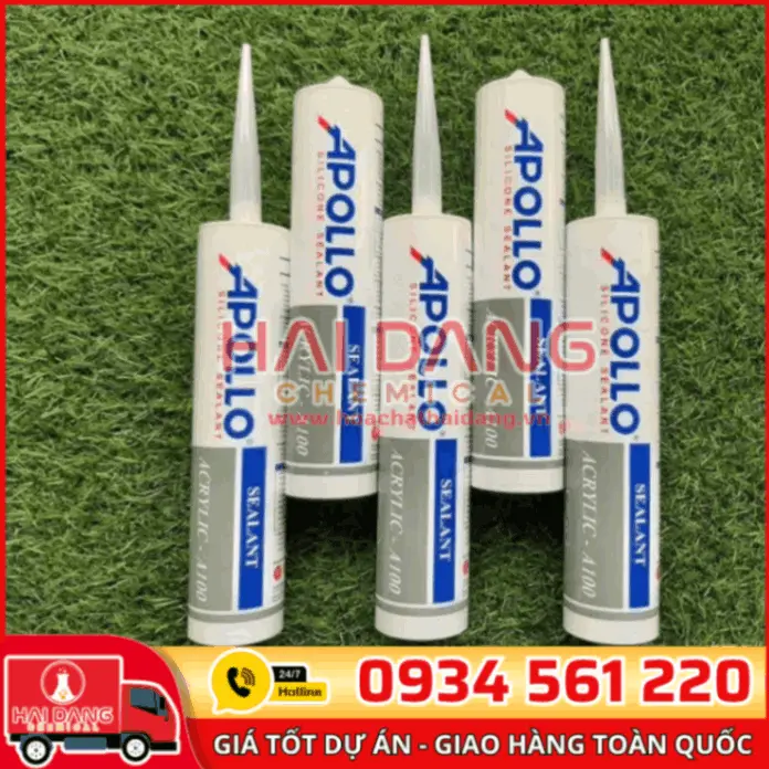 Keo Silicone Apollo A100–A300 – Trám Khe, Gắn Tôn, Chống Thấm