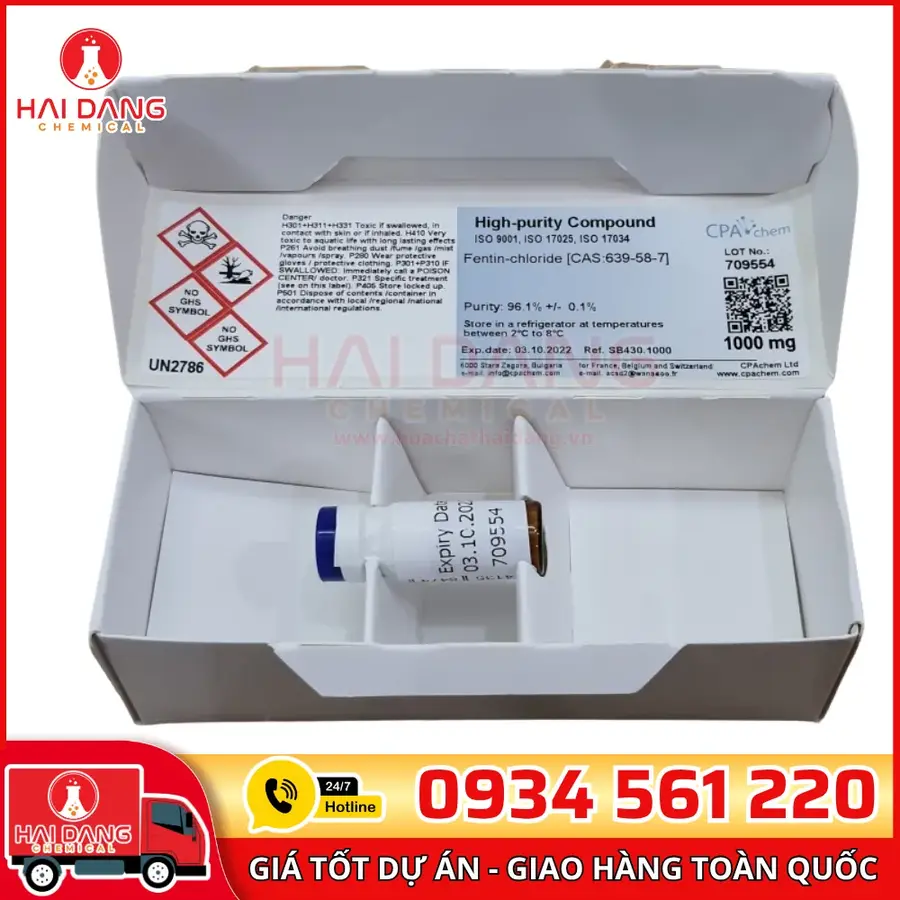 Fentin-Chloride 1000mg Chất Chuẩn Phân Tích CPAchem