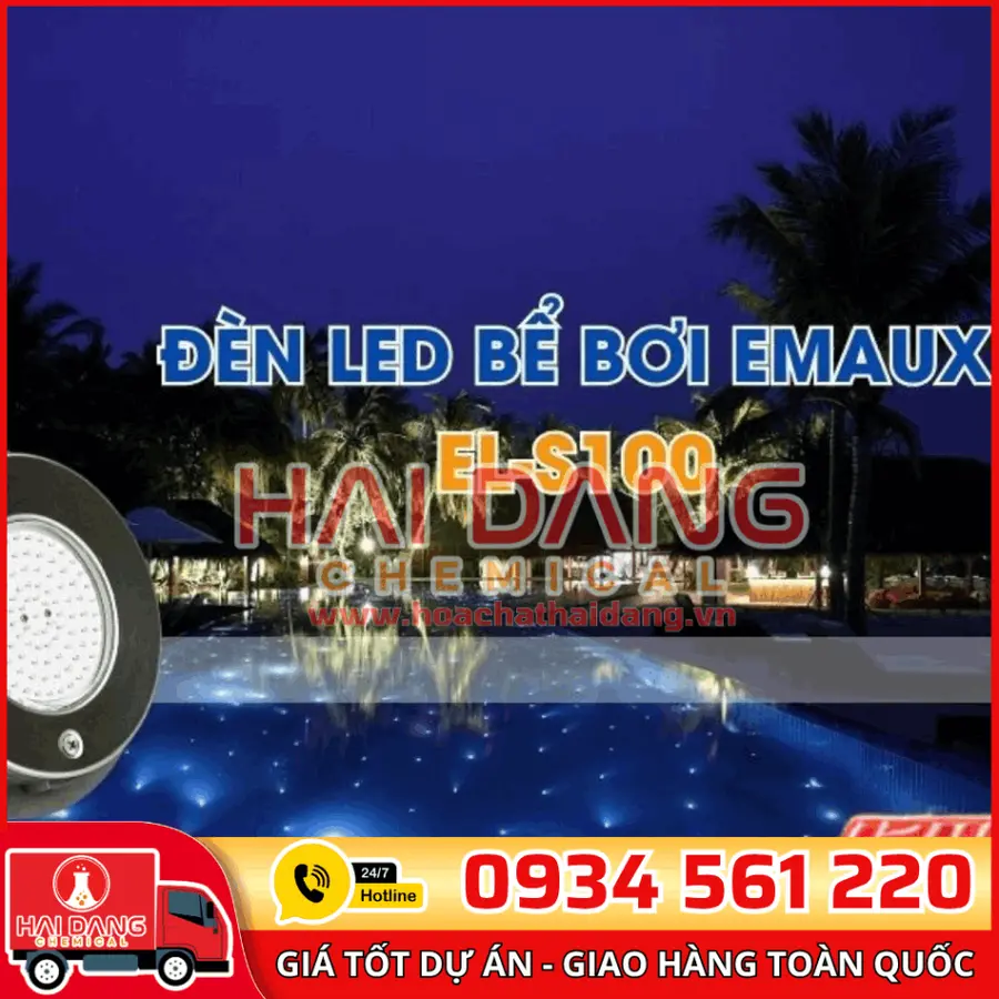 Đèn LED Bể Bơi Emaux EL-S100, S300 | Ánh Sáng Tiết Kiệm Điện