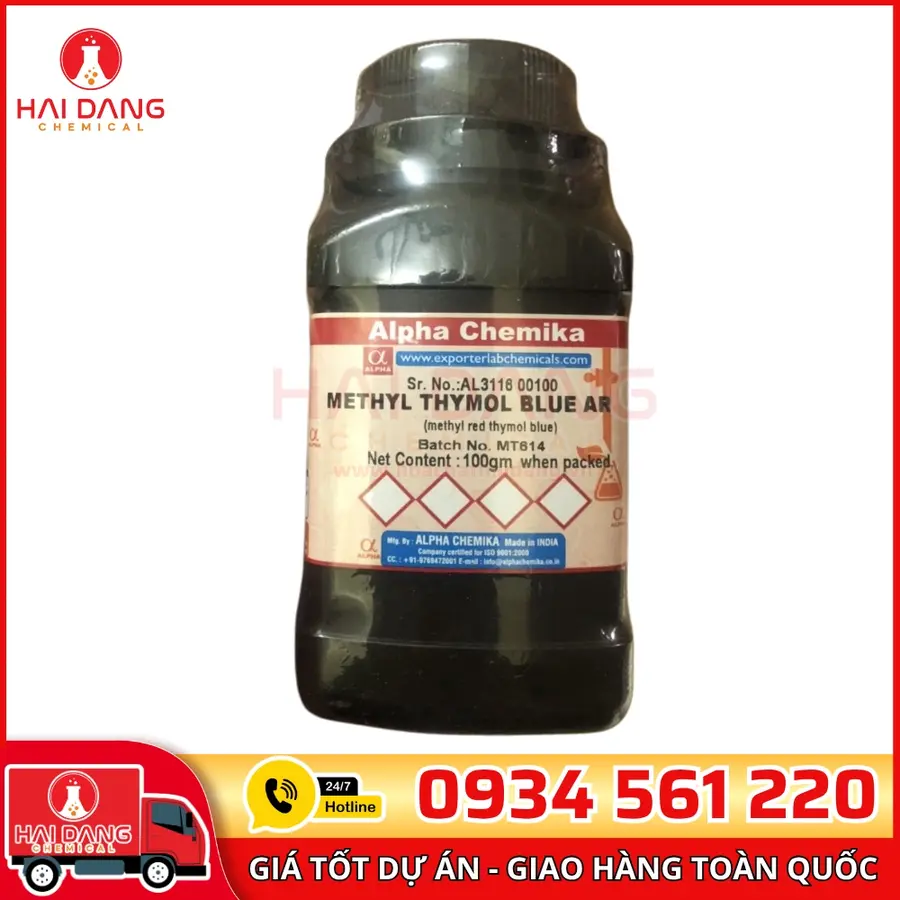 Methyl Thymol Blue  lọ 100g, hãng Alpha Chemika
