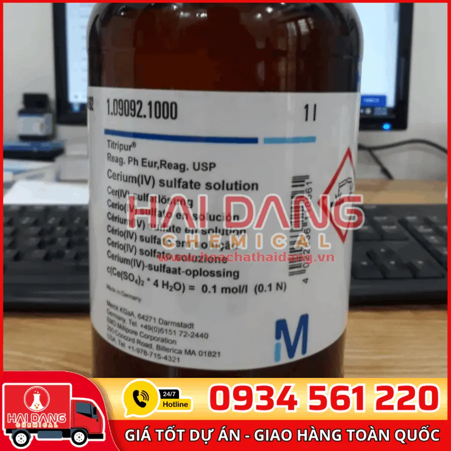 Cerium(IV) Sulfate Solution 0.1 mol/L lọ 1L - Merck