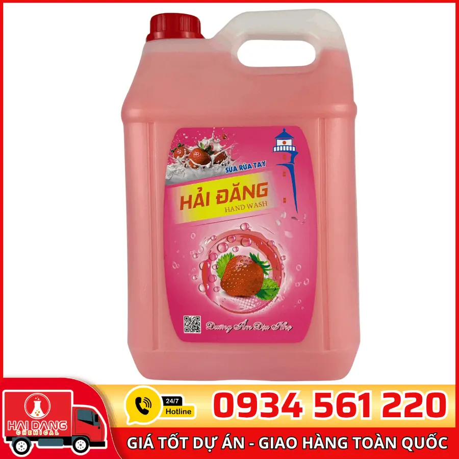 Sữa Rửa Tay Hải Đăng Hương Dâu