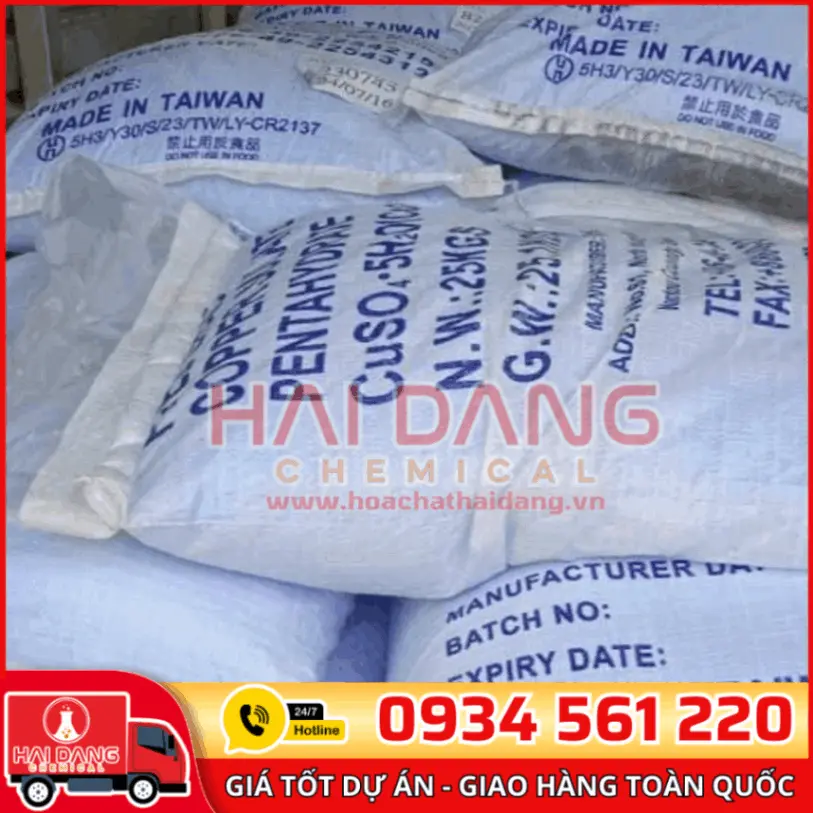Đồng Sulphate CuSo4.5H2O Việt Nam, Đài Loan