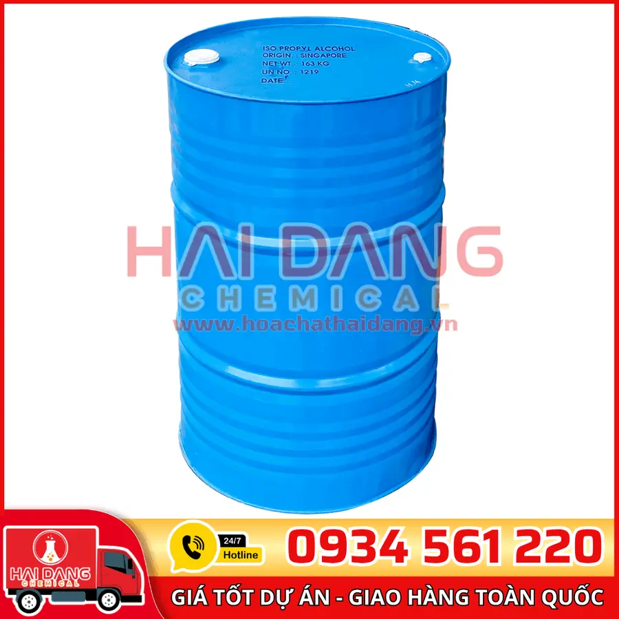 Cồn IPA Singapore – Isopropyl Alcohol Tinh Khiết 160Kg