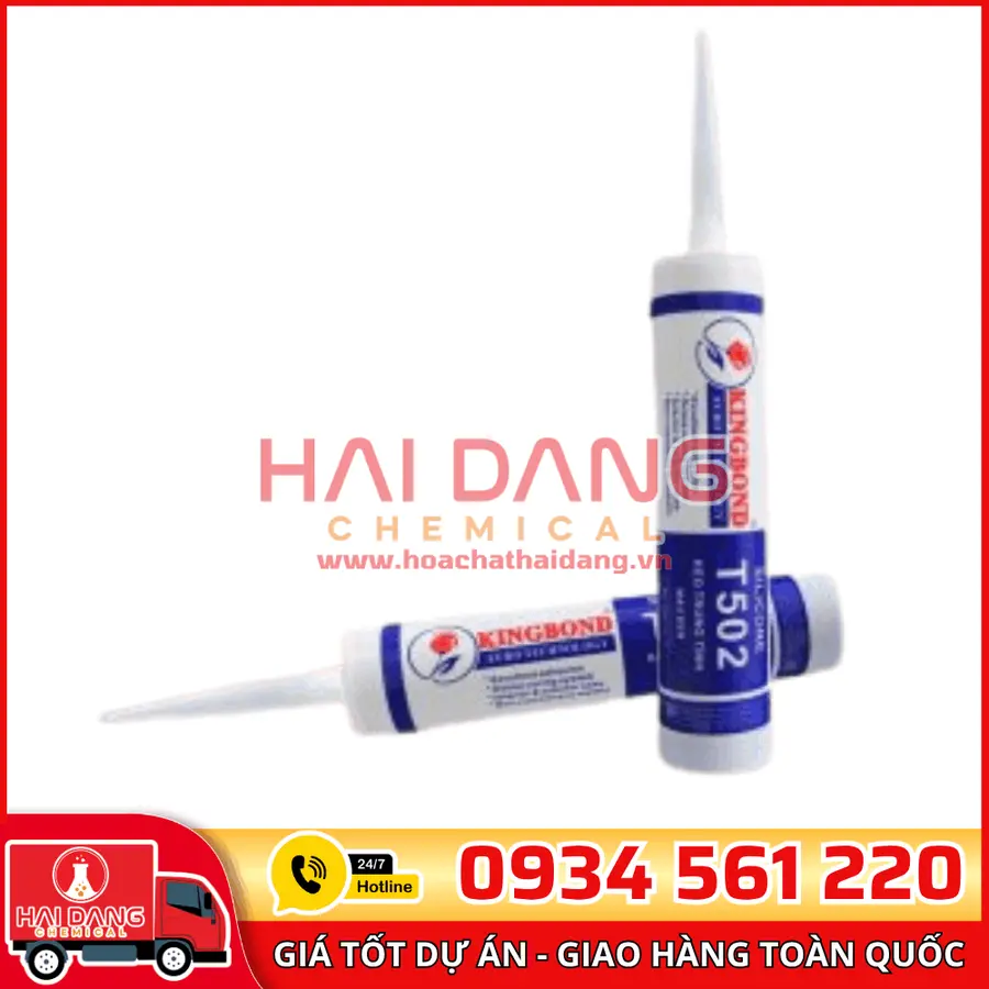 Keo Silicone Kingbond T100 – Trung Tính, Trám Khe, Dán Kính Hiệu Quả