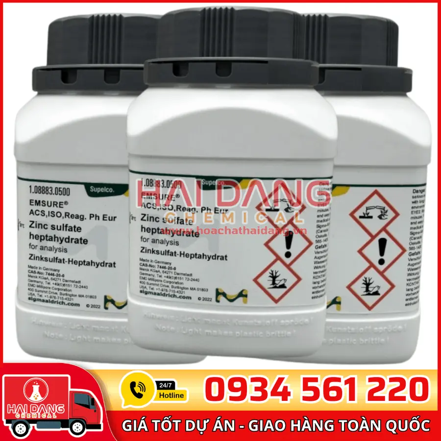 Zinc lọ 500g - Merck