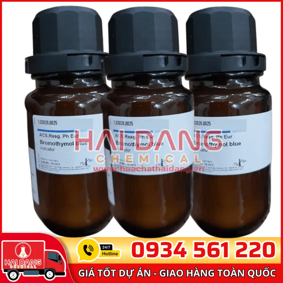 Bromothymol Blue lọ 5g - Merck