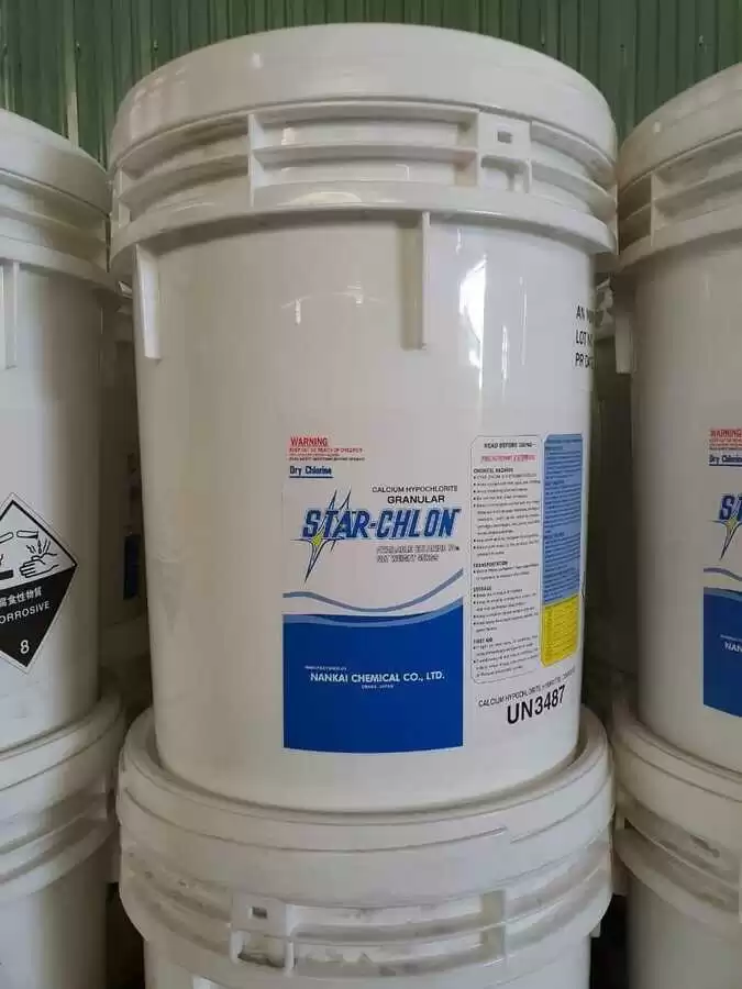 Hóa Chất Xử Lý Nước Bể Bơi Chlorine Nhật Nankai 70%