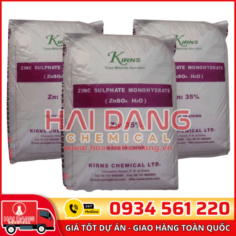 Zinc Sulphate Heptahydrate ZnSO4.7H2O Trung Quốc