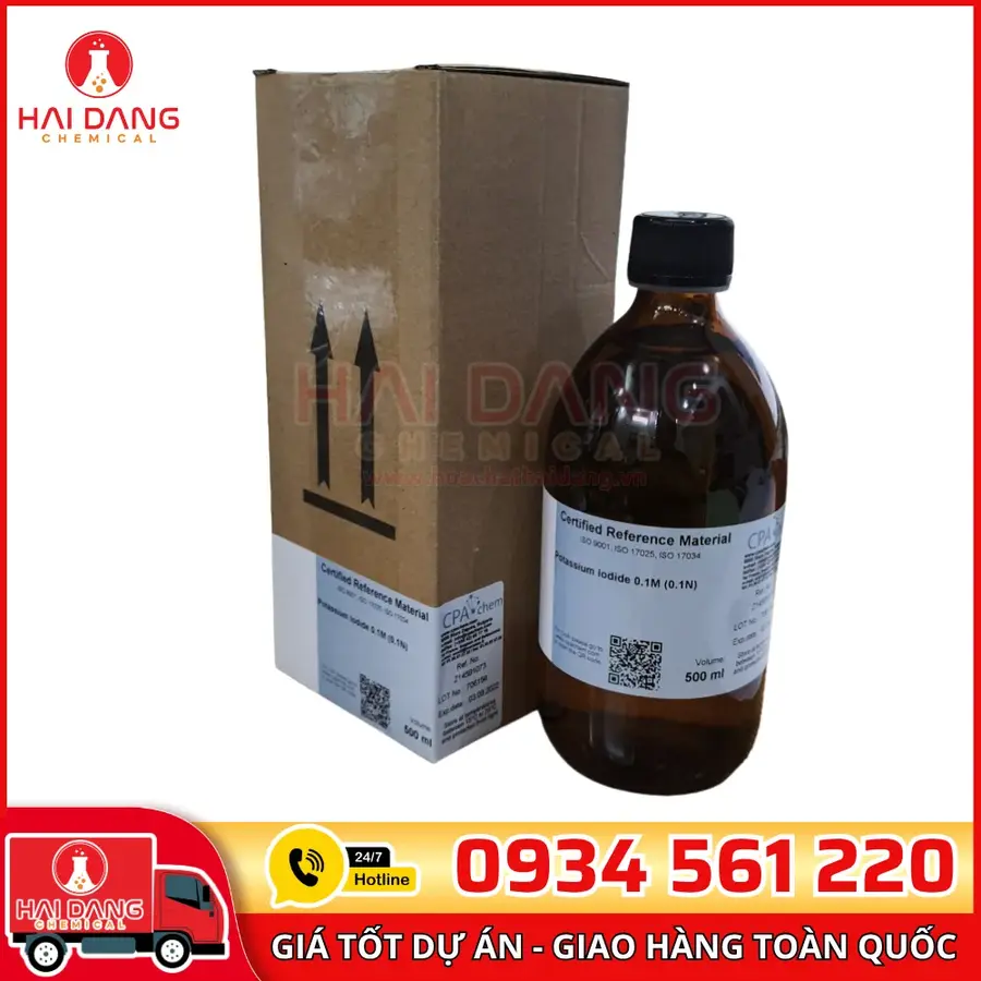Dung Dịch Chuẩn KI 0.1M (0.1N) 500ml CPAchem