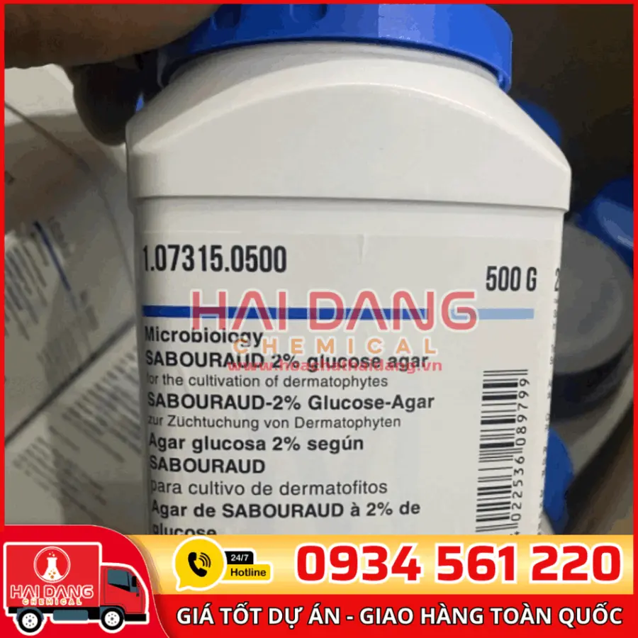Sabouraud 2% Dextrose Agar lọ 500g - Merck