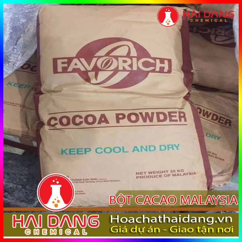 Phụ Gia Thực Phẩm Bột Cacao Favorich Malaysia