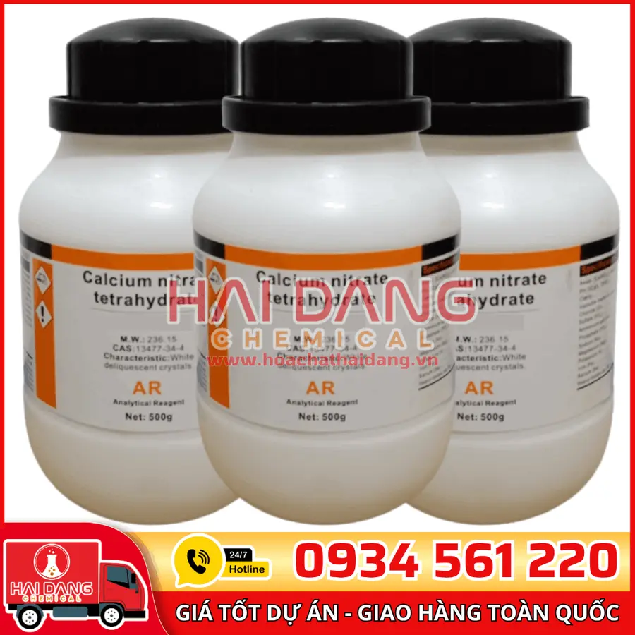 Cadmium Nitrate Cd(NO₃)₂·4H₂O, lọ 500g - hãng Xilong