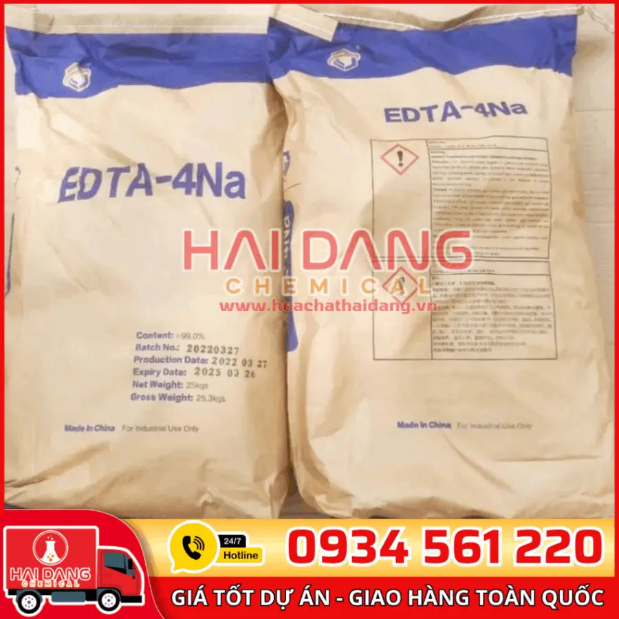 EDTA – Chất Tạo Phức Kim Loại Trong Sản Xuất Tẩy Rửa