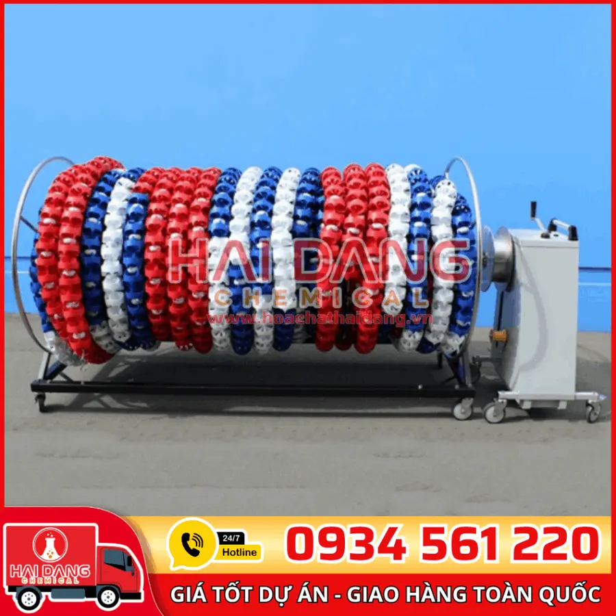 Trục Cuốn Phao Chia Làn Bể Bơi Emaux EOP010 – Nhôm Bền, Dễ Dùng