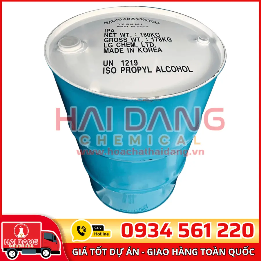 Dung môi mực in Isopropyl Alcohol (IPA)