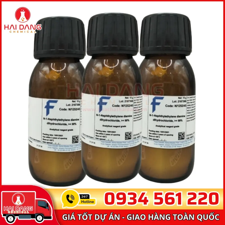 N-(1-Naphthyl)ethylenediamine Dihydrochloride  lọ 10g, hãng Fisher
