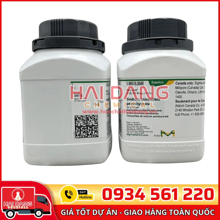 Sodium Thiosulfate Pentahydrate lọ 500g - Merck