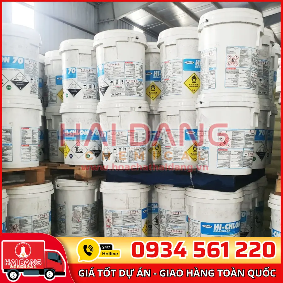 Chlorine Niclon 70% Ca(ClO)2 Nhật Bản