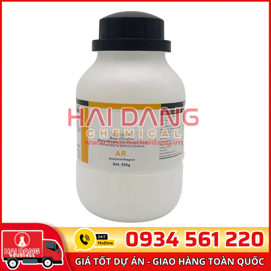 Amonium Oxalat (NH₄)₂C₂O₄, lọ 500g - hãng Xilong