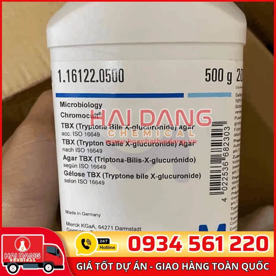 TBX (Tryptone Bile X-glucuronide) agar lọ 500g - Merck