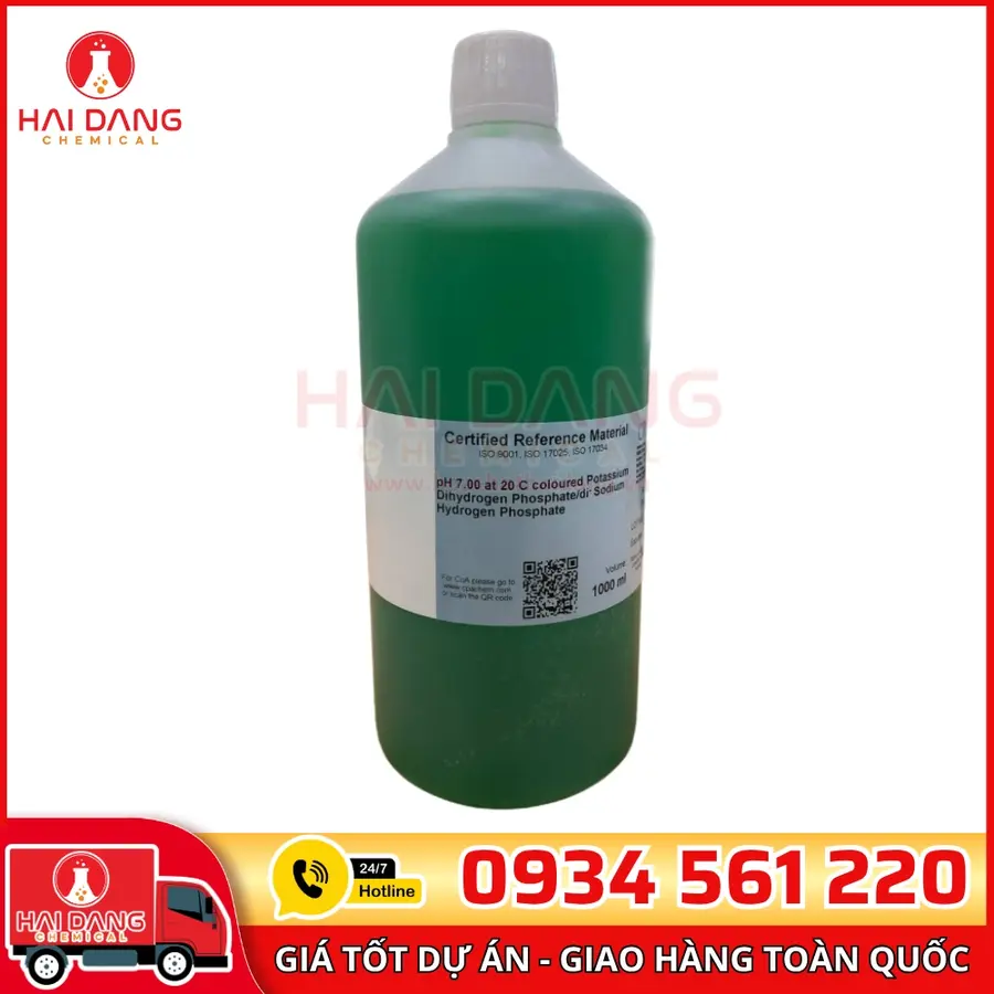 Dung Dịch Chuẩn pH 7 1L – Hiệu Chuẩn Máy Đo pH – CPAchem