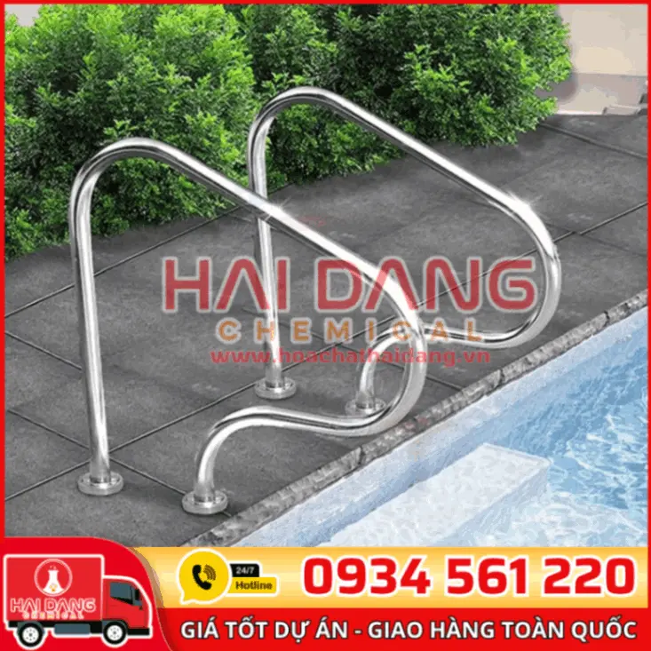 Tay Vịn Hồ Bơi ARP Inox 304 Chống Gỉ Chắc Chắn
