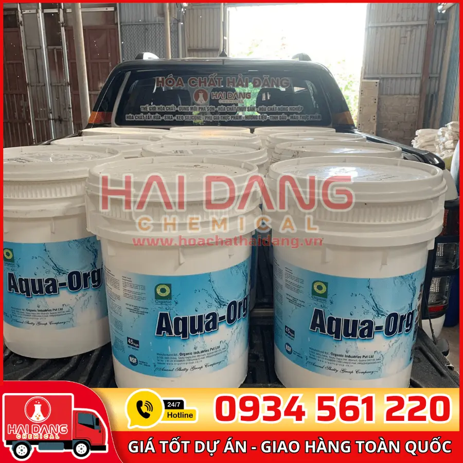 Aqua Org Ca(ClO)2 70% Ấn Độ | Clorin AquaOrg | Hóa Chất Hải Đăng