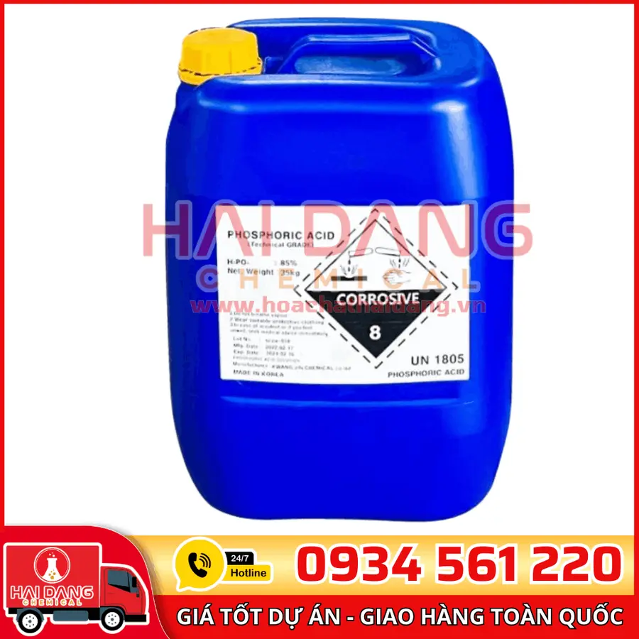 Acid Phosphoric H₃PO₄ 85% Trung Quốc