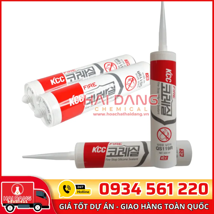 KCC SW9535A – Keo Acrylic Chống Cháy Trám Khe Hiệu Quả