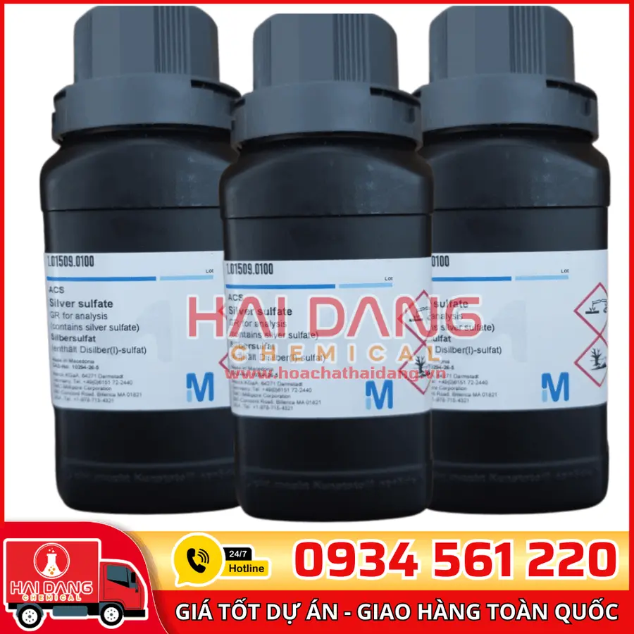 Silver Sulfate – Ag₂SO₄ lọ 100g - Merck