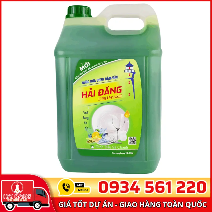 Nước Rửa Chén Hải Đăng Hương Sả Chanh Việt Nam