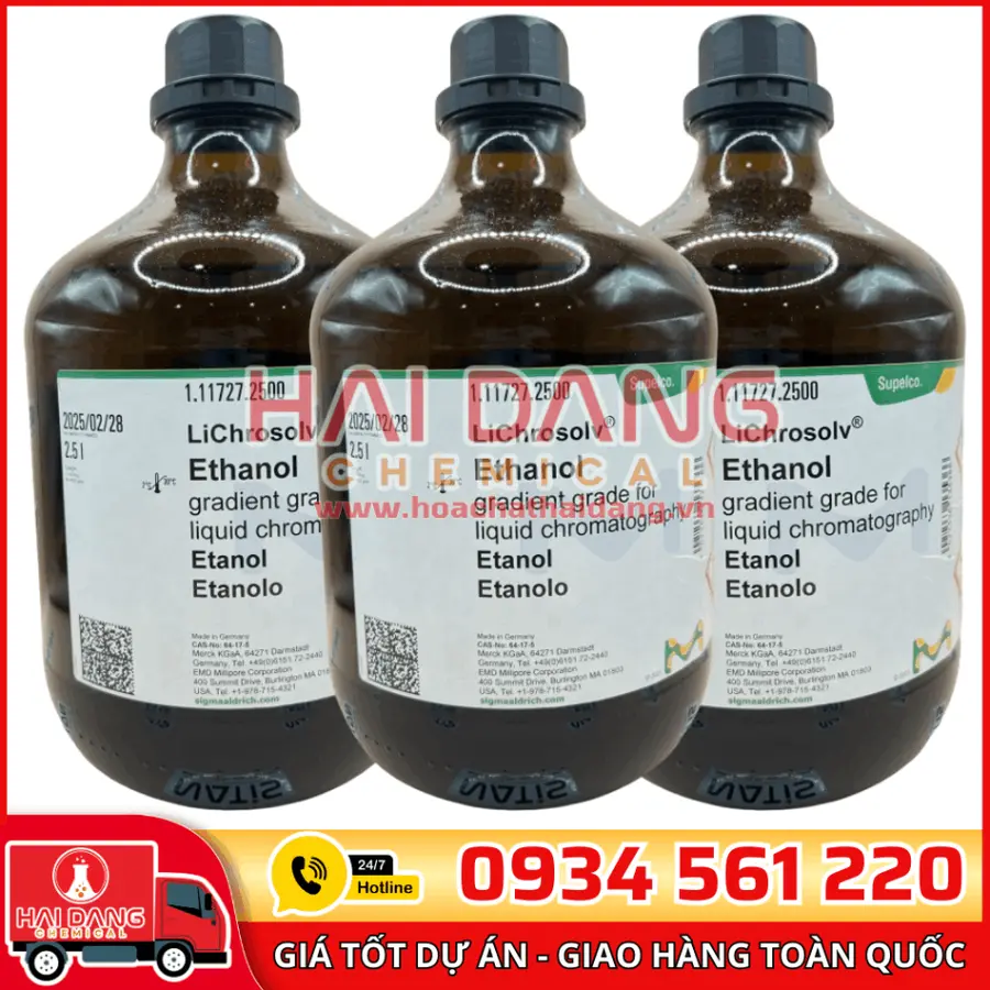 Ethanol Gradient Grade for Liquid Chromatography, lọ 2,5L – Merck