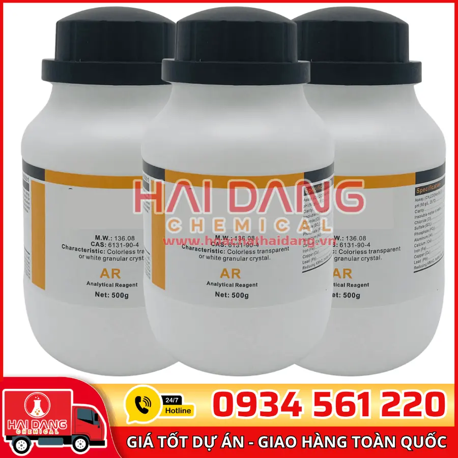 Zinc Peroxide  ZnO₂, lọ 500g - hãng Xilong