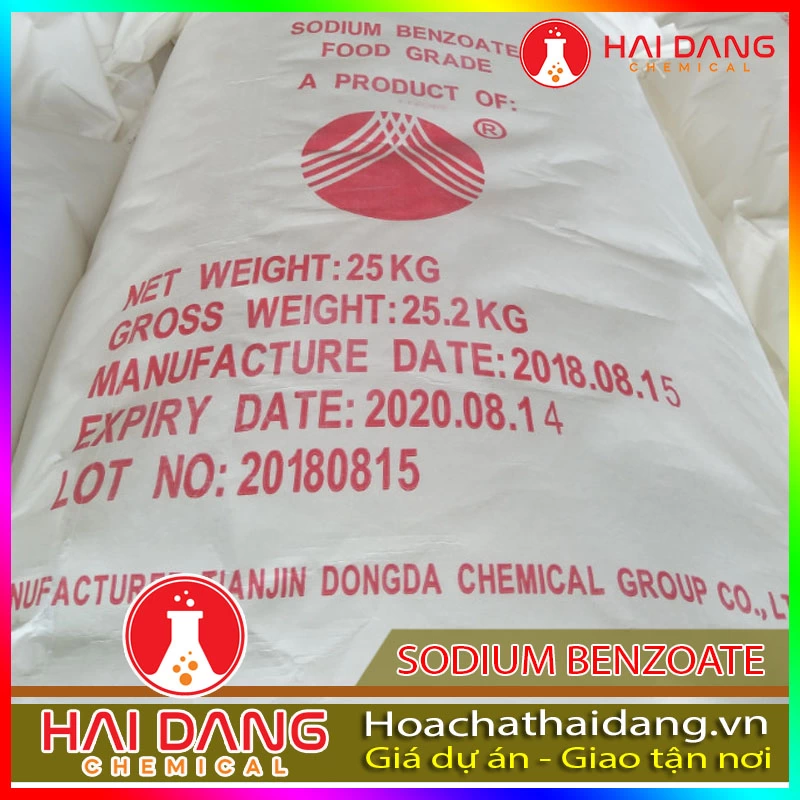 Phụ Gia Làm Bún Mì Phở Bảo Quản Sodium Benzoate Trung Quốc