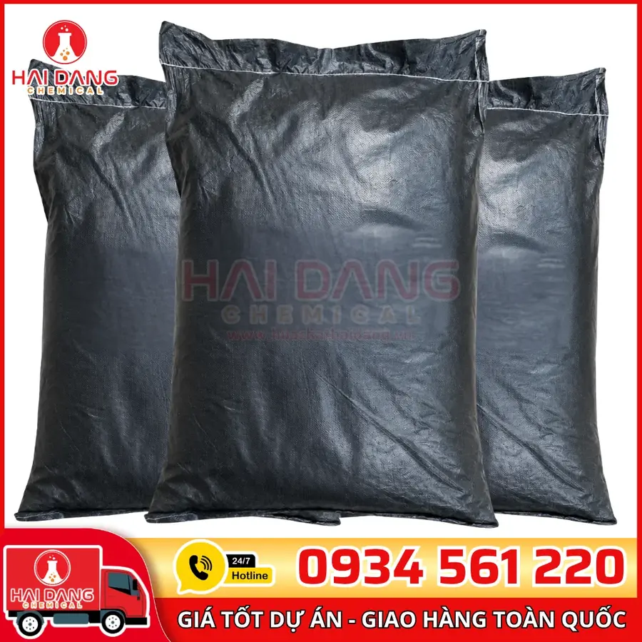 Than Hoạt Tính Bột Iodine 500 Ấn Độ Bao 25kg