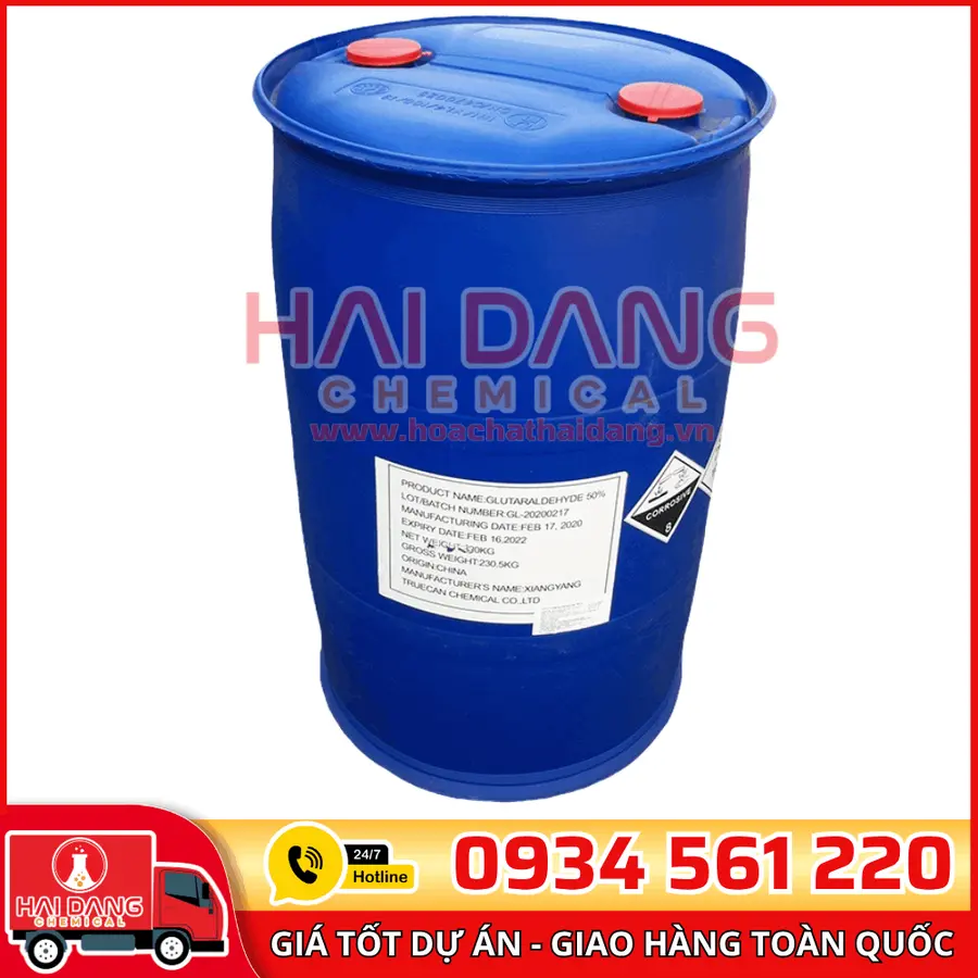 Glutaraldehyde C₅H₈O₂ China 50% Phuy 220kg