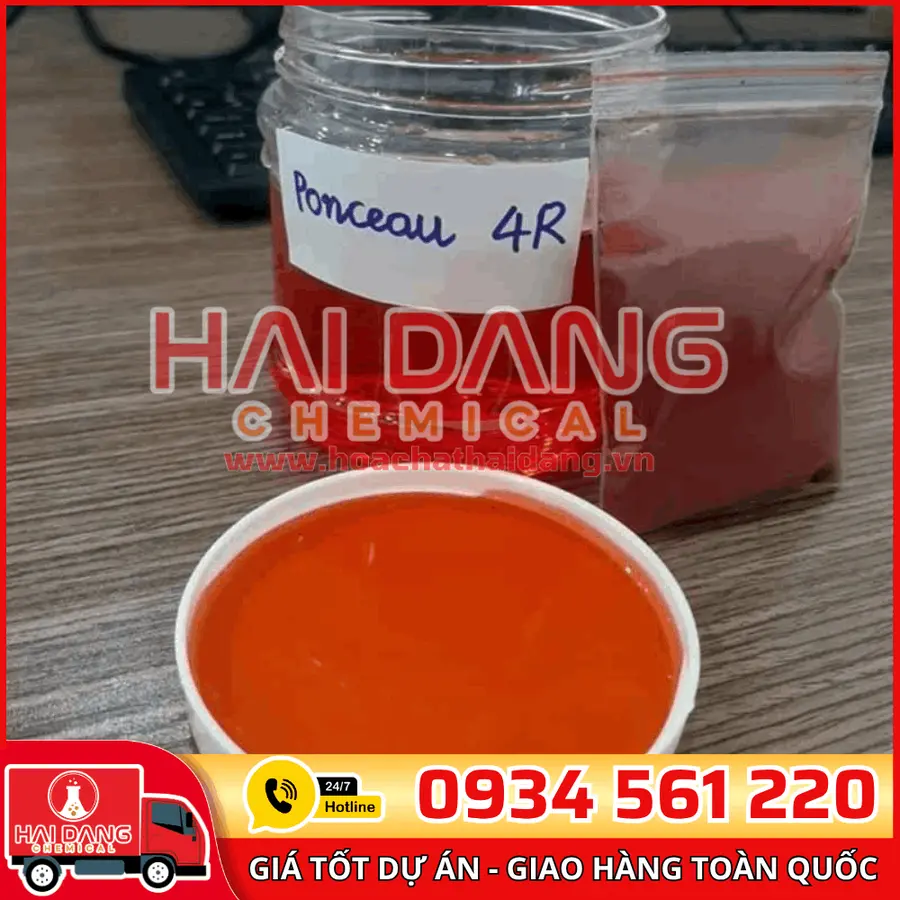 Phẩm Màu LAKE PONCEAU 4R RED Ấn Độ