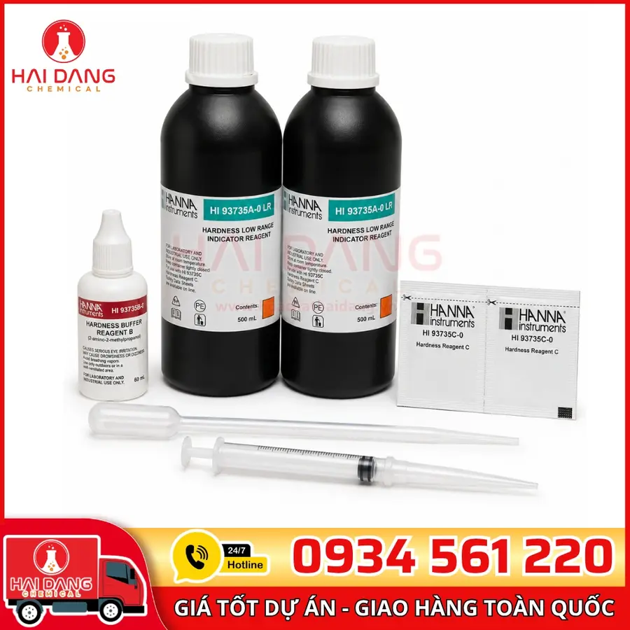 Thuốc thử độ cứng tổng MR 200 - 500 mg/L - Hanna Ý